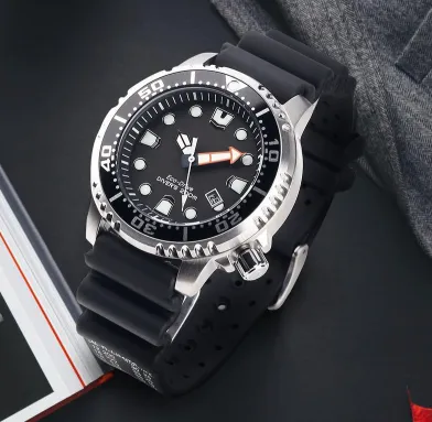 Mens Quartz Diving Watch
